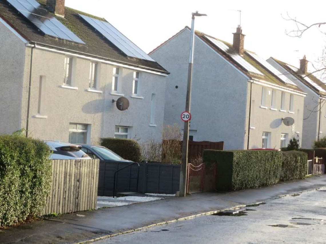 Houses in Lasswade Road